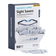 Bausch + Lomb Sight Savers Premoistened Lens Cleaning Tissues, 8 x 5, 100PK 8574GM